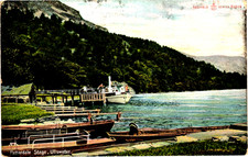Patterdale Stage Ullswater Cumbria Vintage Postcard