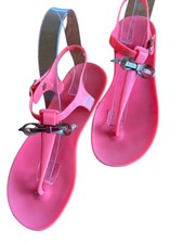 Ted Baker Womens Verona Rubber Bow Detail Pink Sandals UK4, US6