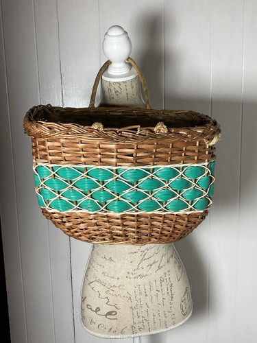 Vintage wicker basket - basket, with