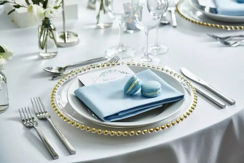 6pcs elegant charger plates - 6pcs,