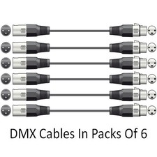 6 Pack of Quality 10m 3 PIN