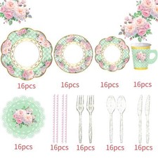 Tea Party Supplies Floral