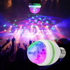E27 3W RGB LED Bulb Rotating