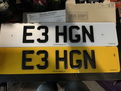 Private personalised reg - private,