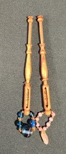 Beautiful Pair Of Jumblies Lace Bobbins - Mother & Baby, Jingles & Leopards