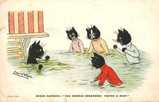 LOUIS WAIN ARTIST SIGNED - CAT