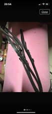 Split Reins Black New 50 Inches
