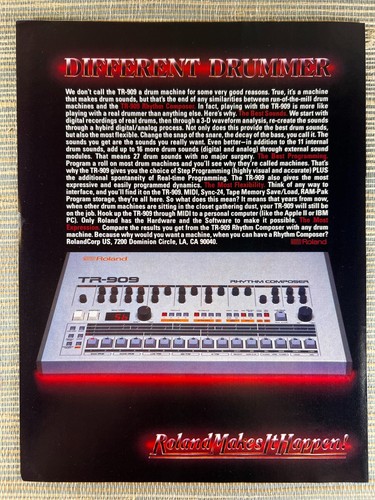 Roland 909 rhythm - roland,