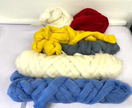 Merino wool felting - merino, bundle