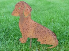 Rusty metal garden - rusty,