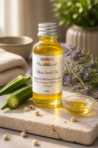 Organic okra seed - okra, oil