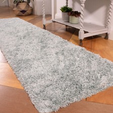 Duck Egg Shaggy Rug Thick Soft