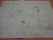 WW1 (1916) British 1:20,000 Scale Map (MENIN, COMINES, WERVICQ, ZANDVOORDE etc)