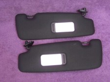 Mini R52 Sun Visors Convertible Black Sunvisors Left Right Pair 7117260 BMW Mk1