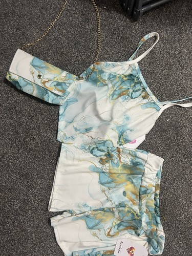 Girls piece ribbed marbled - girls,