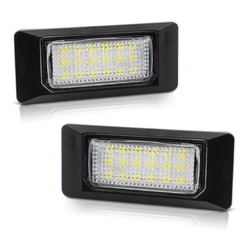 2pcs white led license - led, plate