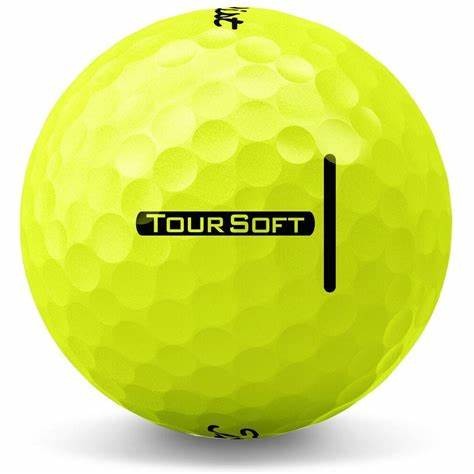 Titleist tour soft - soft, yellow