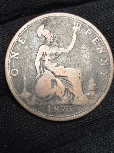 1875 queen victoria - 1875, penny
