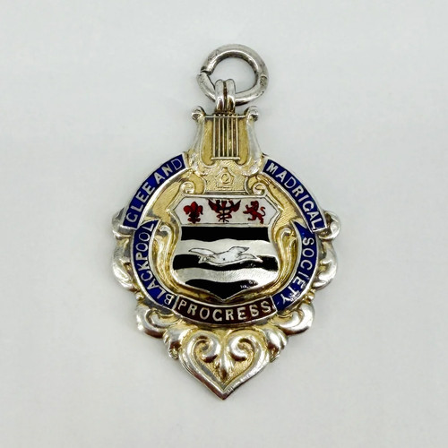 Antique sterling silver enamel - silver,