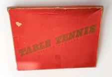 Vintage Ping Pong Table Tennis Complete Set W/Orig Box Complete