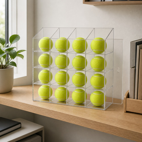 Tennis ball holder display - tennis,