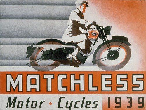 Vintage matchless motorcycle - vintage,