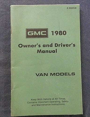 Original 1980 gmc - original, vandura