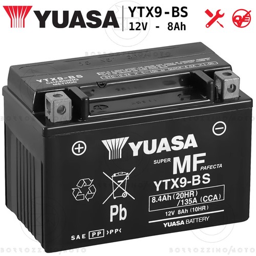 Yuasa ytx9 sealed - sealed, battery