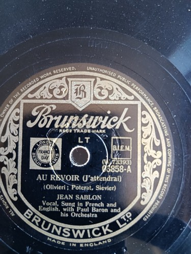 78rpm jean sablon chanson - jean,
