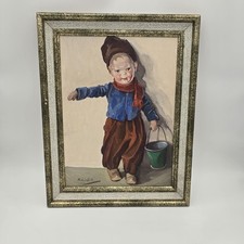 Antique Oil Painting Of a
