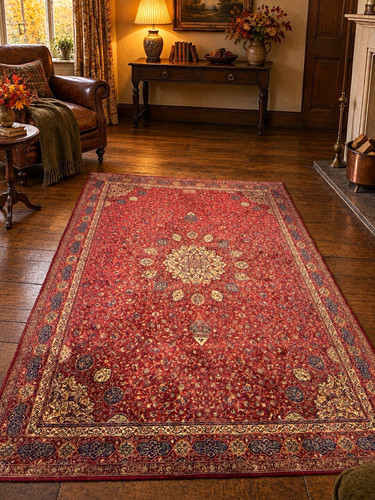 Large vintage 1970s rug - vintage,