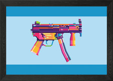 MP5K Framed Wall Art Poster