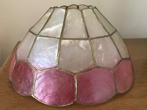 Vintage capiz shell ceiling - shell,