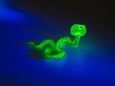 Uranium glass snake cobra