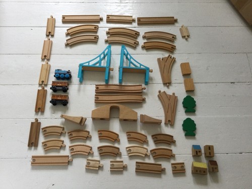 Wooden train set bundle - wooden,
