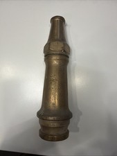 Vintage Brass Fire Hose Nozzle