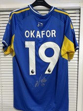 Noah Okafor Signed Leeds United Shirt With COA