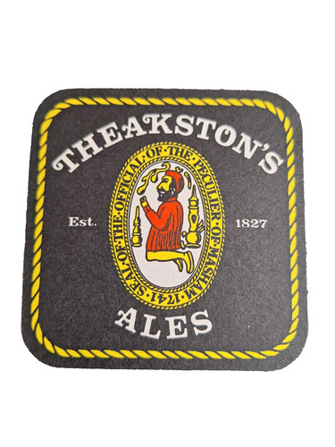 Theakstons ales beer mat - ales,