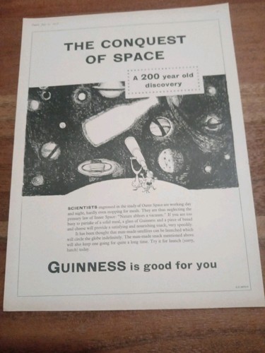 Guinness original 1958 - guinness, print