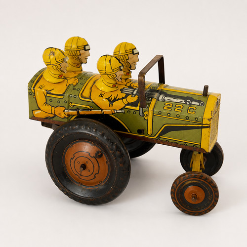 Vintage 1947 marx jumpin jeep - vintage,