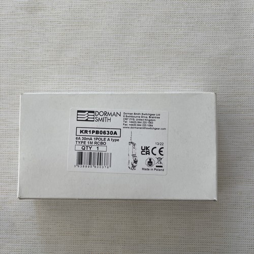 Dorman smith 6amp rcbo