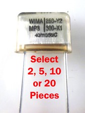 Wima MP3 Y2 4n7 4700PF 250V AC RFI Metallised Paper Capacitor OL0519