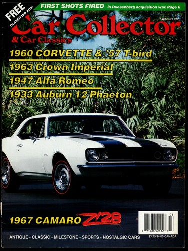 March 1991 car collector - march,