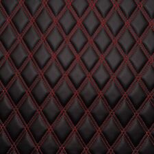 Bentley Style Car Seat Diamond Faux Leather Upholstery 5mm Scrim Foam Quilted