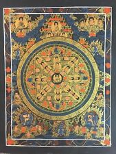 Wall hanging Tibetan Thangka Hand painted Buddhist Spiritual Mantra