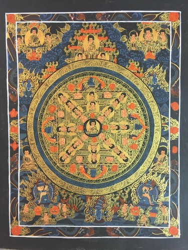 Wall hanging tibetan thangka - hanging,
