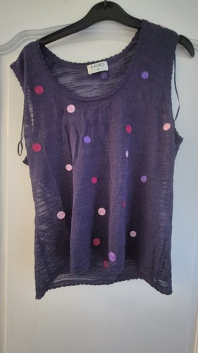 Kaliko women purple vest top - kaliko,