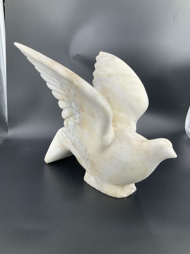 Large marble sculpture dove - large,