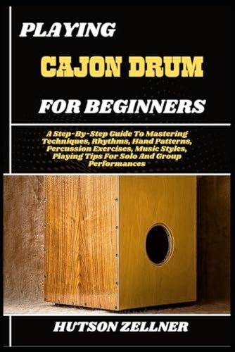 Playing cajon drum - playing, for