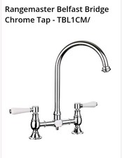 Rangemaster Traditional Bridge Tap TBL1CM Chrome & Ceramic For Belfast Sink